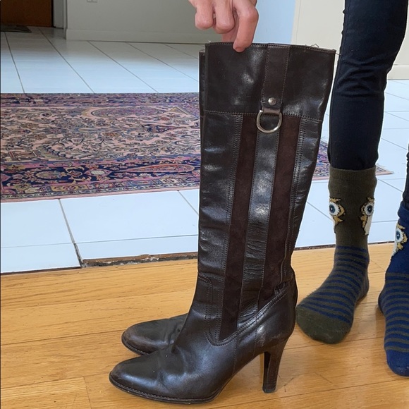 Coach brown leather boots - Picture 2 of 9